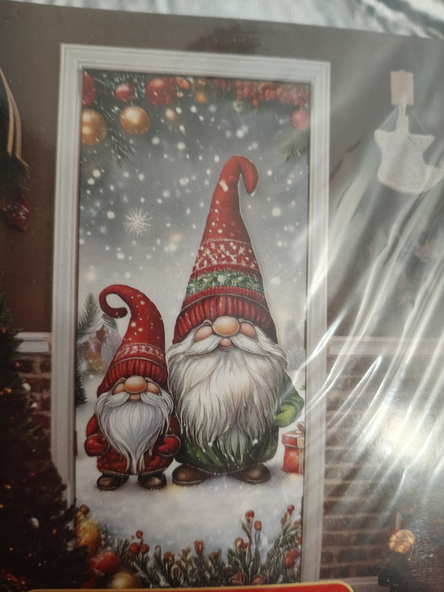 🎄 Copri Porta Natalizio in Tessuto Bielastico 90x220 cm – 8 Fantasie Festive!