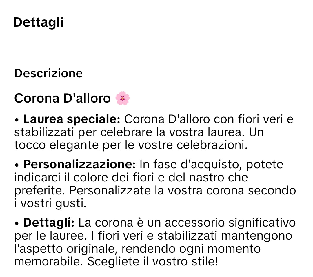 Coroncina di alloro